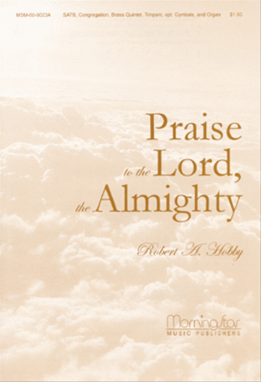 Praise to the Lord, the Almighty (Full Score) Choir scores gallery preview page 1