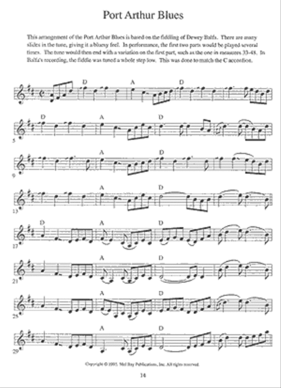 The Cajun Fiddle Violin scores gallery preview page 2