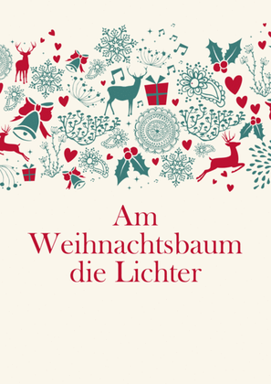Book cover for Am Weihnachtsbaum die Lichter brennen
