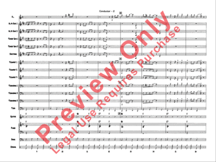 Jazzy Merry Christmas Jazz Ensemble scores gallery preview page 5