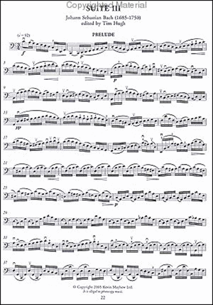 Bach Cello Suites - Volume 1