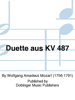 Duette aus KV 487