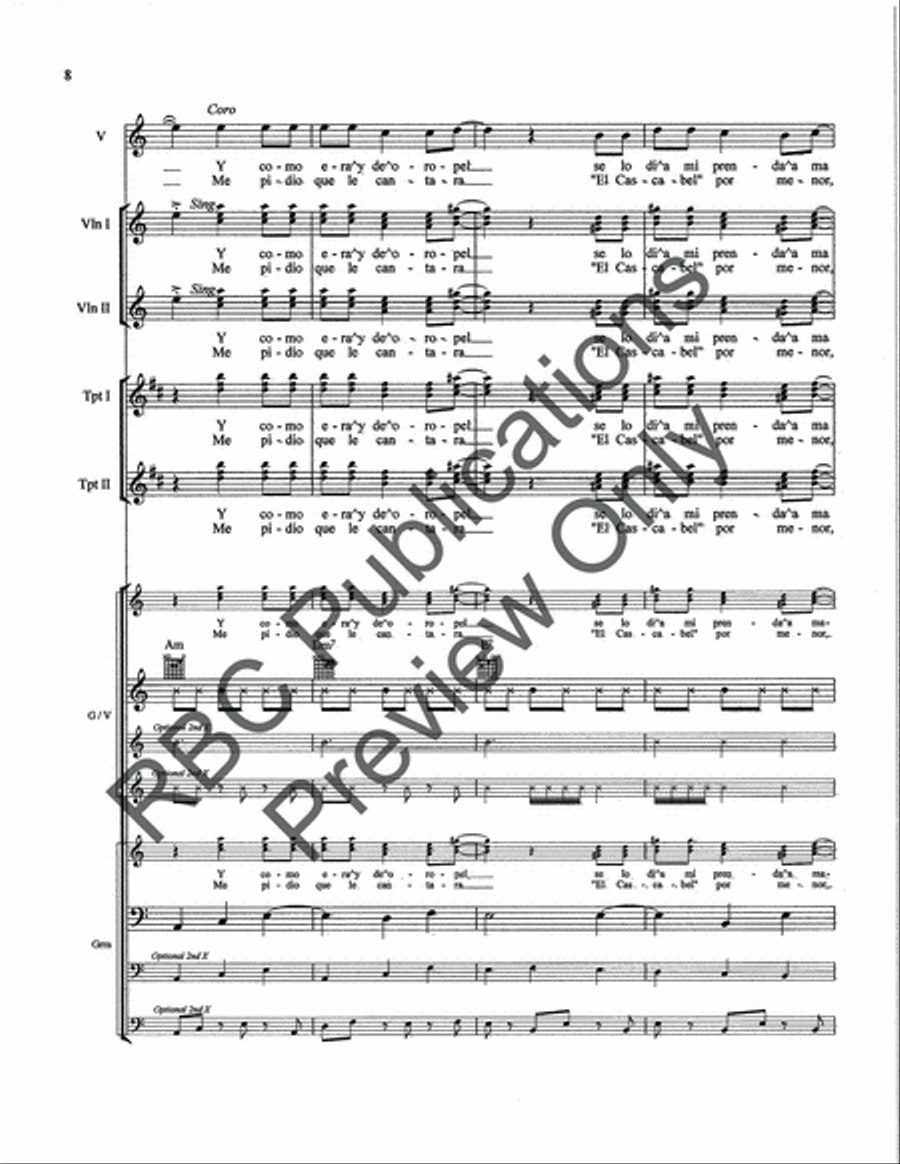 El Cascabel Voice scores gallery preview page 10