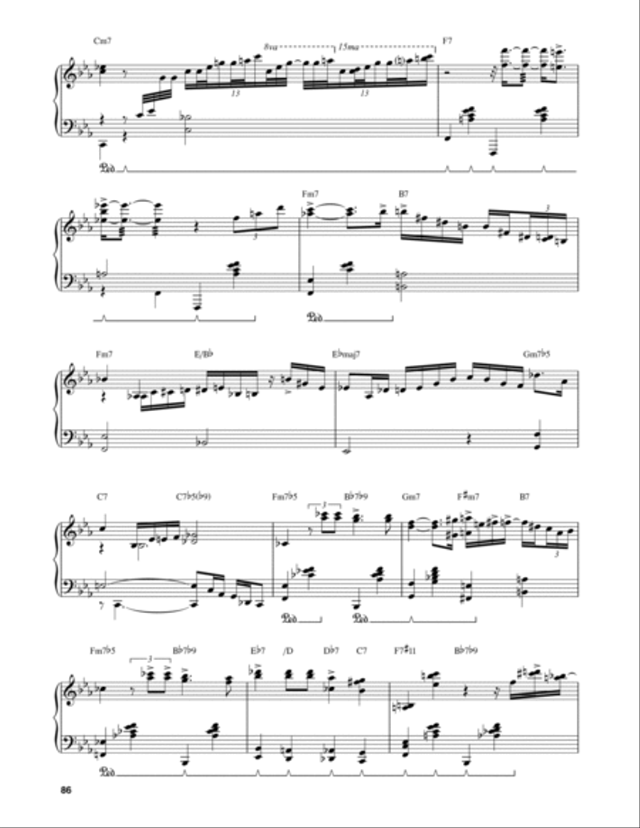 Don't Blame Me Piano scores gallery preview page 5