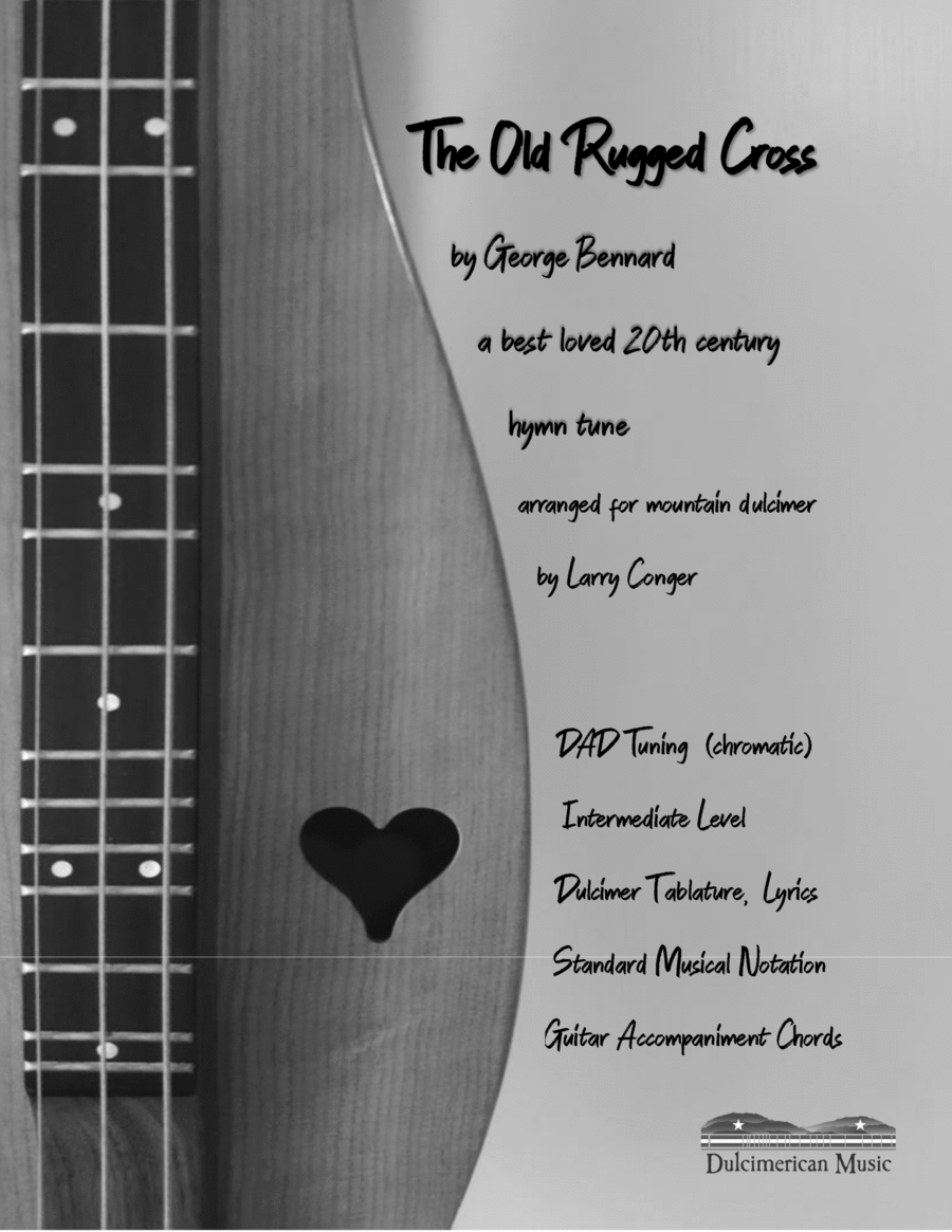 The Old Rugged Cross Dulcimer scores gallery preview page 1