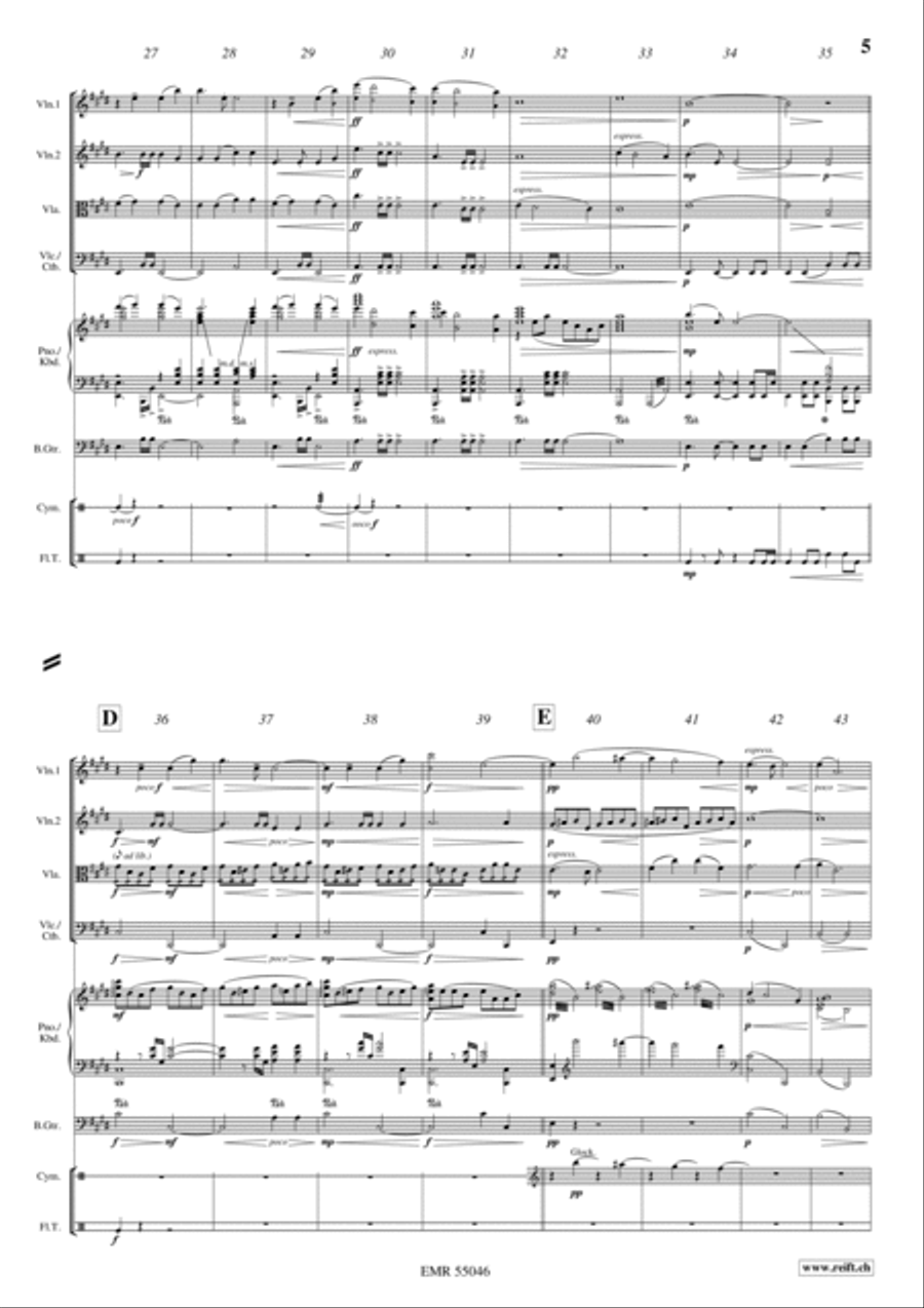 Five Pieces From Kingdom Come: Deliverance String Quartet scores gallery preview page 4