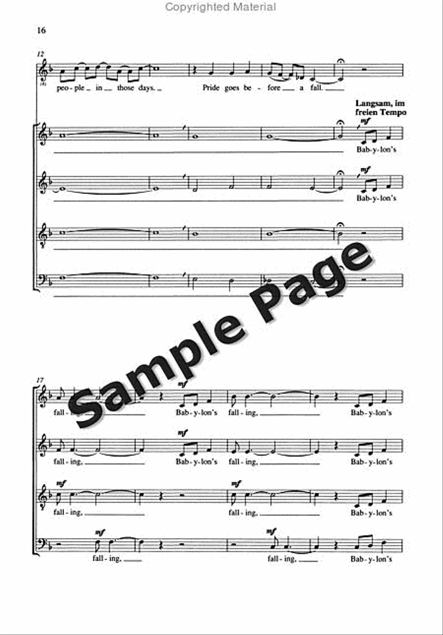 Spirituals And Gospels,4 Ch.sc 4-Part scores gallery preview page 17