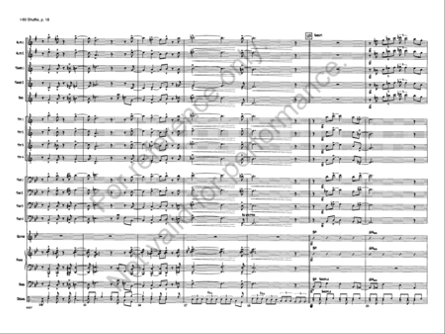 I-80 Shuffle I-80 Shuffle Jazz Ensemble scores gallery preview page 18
