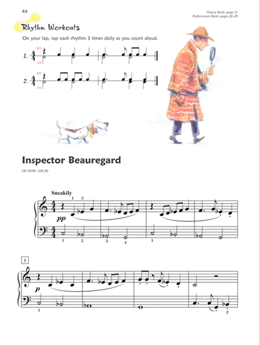 Premier Piano Course Lesson Book, Book 2B Piano Method scores gallery preview page 6
