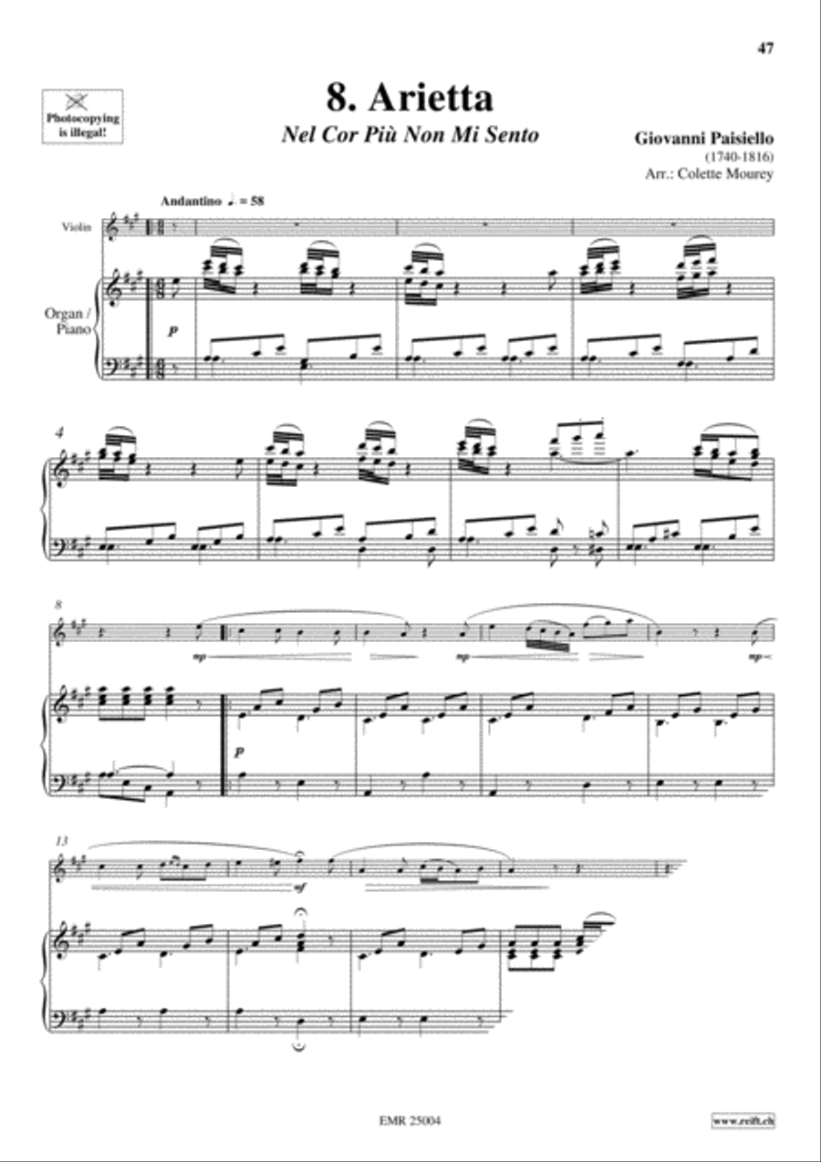 40 Greatest Classic Hits Vol. 1 Violin Solo scores gallery preview page 10