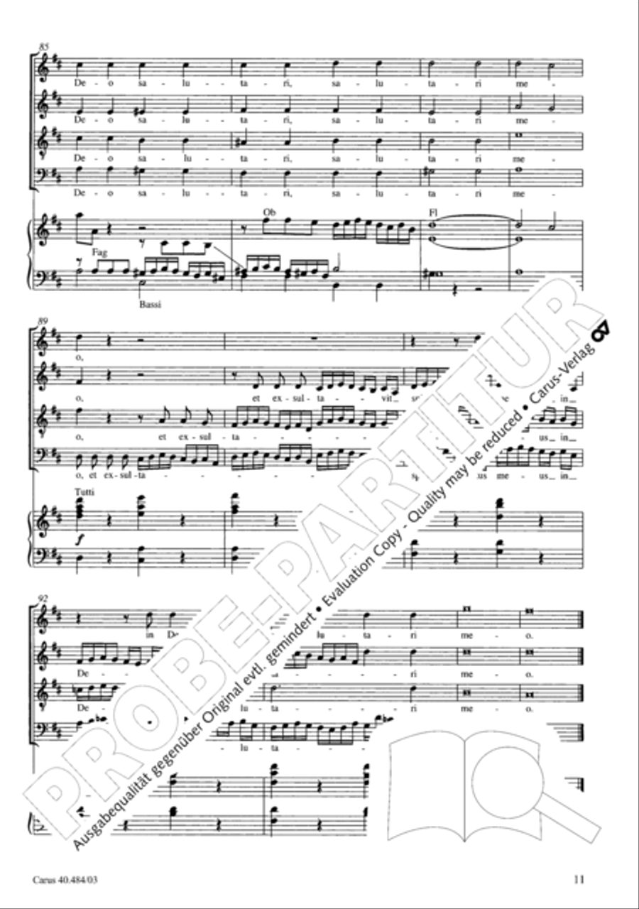 Magnificat in D ATB scores gallery preview page 12