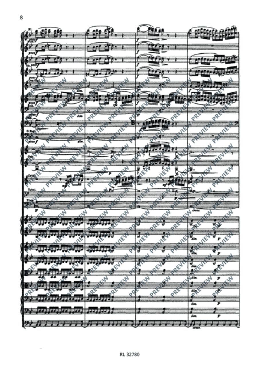 Pohjola's Daughter Orchestra scores gallery preview page 9
