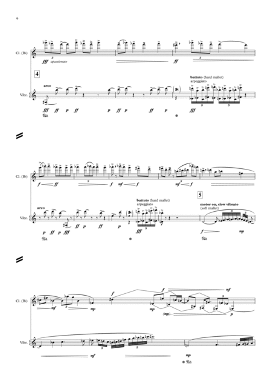 Liminal Spaces B-Flat Clarinet scores gallery preview page 6