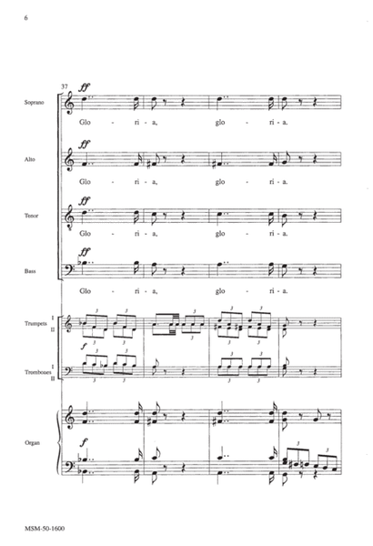 Gloria (Downloadable Choral Score)