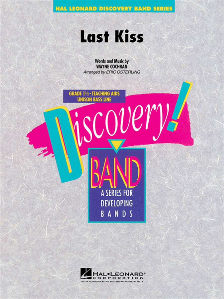 Last Kiss Last Kiss Concert Band scores gallery preview page 1