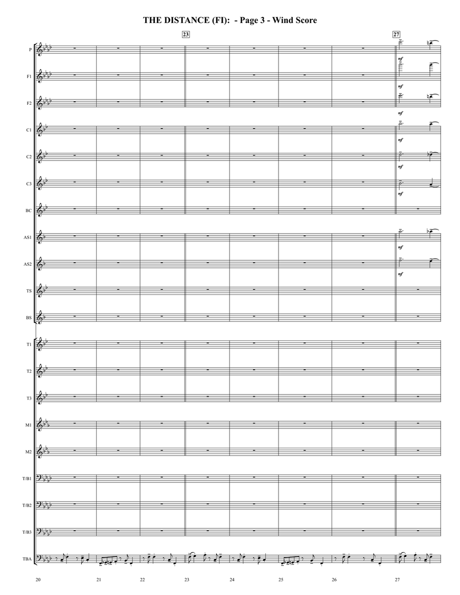 The Distance Marching Band scores gallery preview page 3