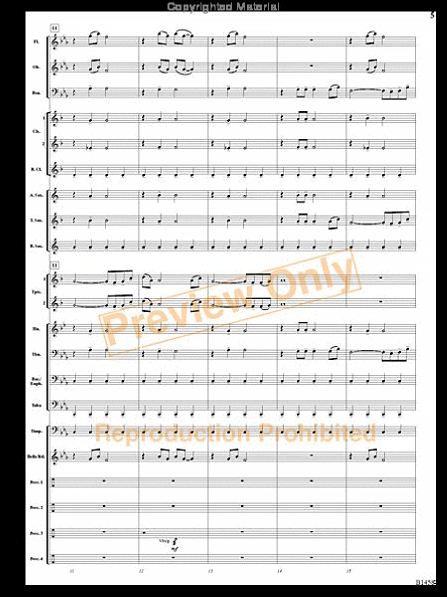 Stone Serpent Mound Concert Band scores gallery preview page 4