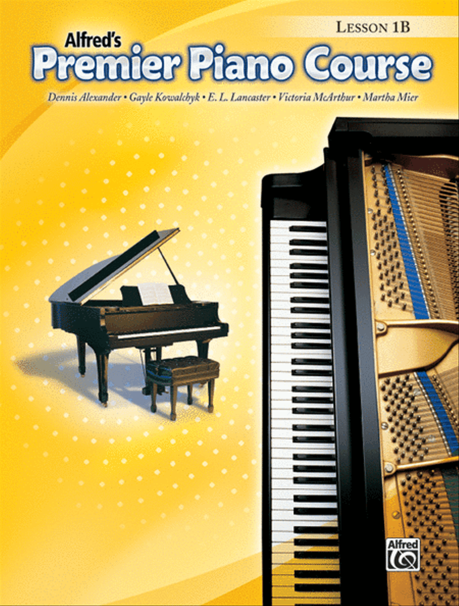 Premier Piano Course Lesson Book, Book 1B Piano Method scores gallery preview page 1