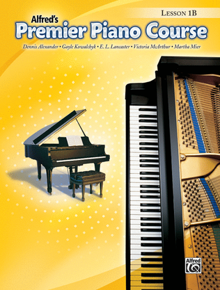 Book cover for Premier Piano Course Lesson Book, Book 1B