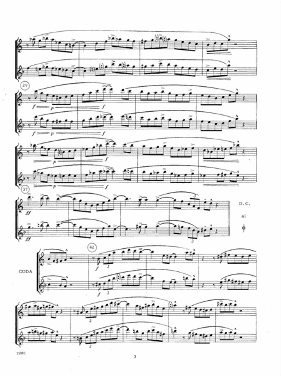 Six Jazz Duets, Volume 1 Six Jazz Duets, Volume 1 Woodwind Duet scores gallery preview page 3