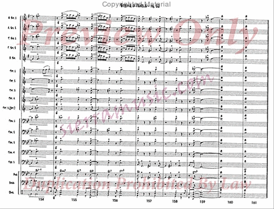 String Of Pearls Jazz Ensemble scores gallery preview page 21
