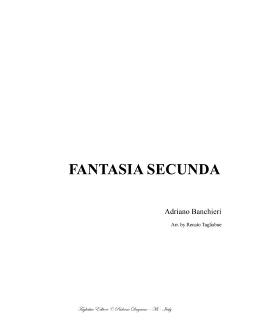 FANTASIA SECUNDA - Banchieri - For Organ image number null