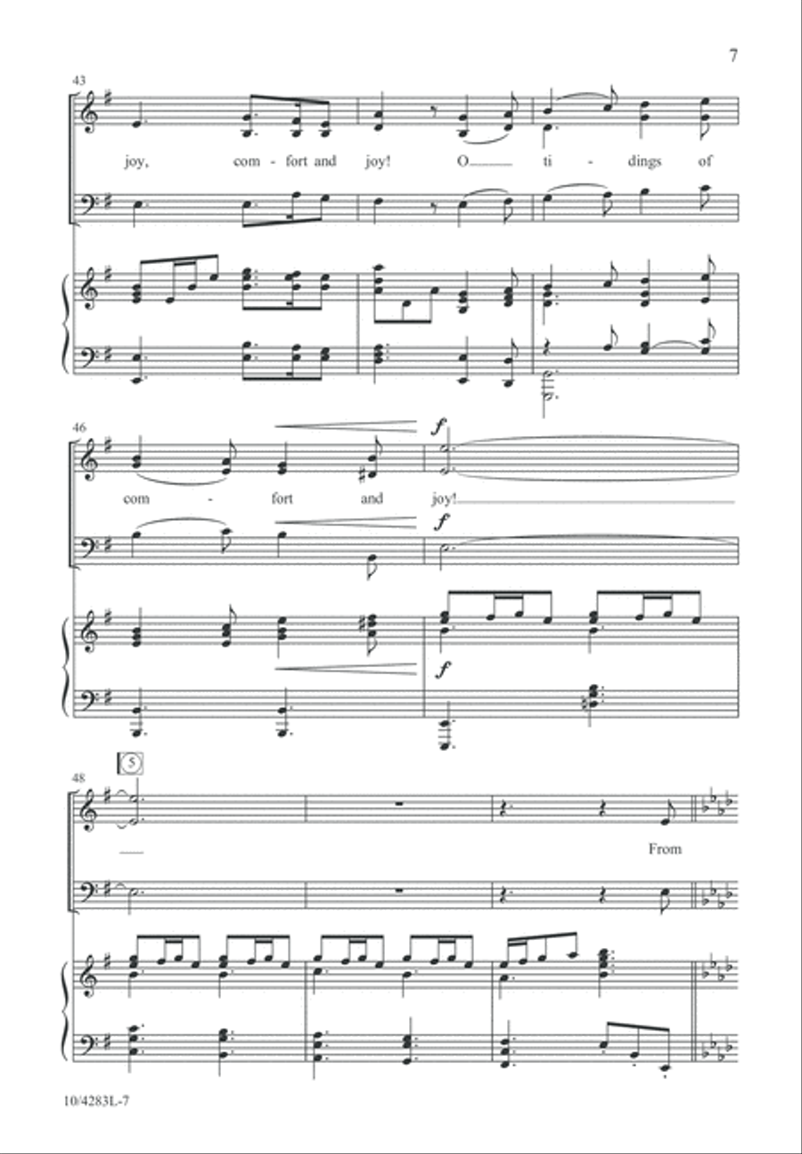 Tidings of Joy! 3-Part scores gallery preview page 8