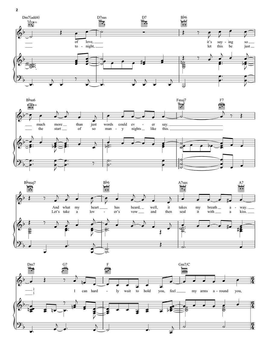The Look Of Love Piano, Vocal, Guitar scores gallery preview page 2