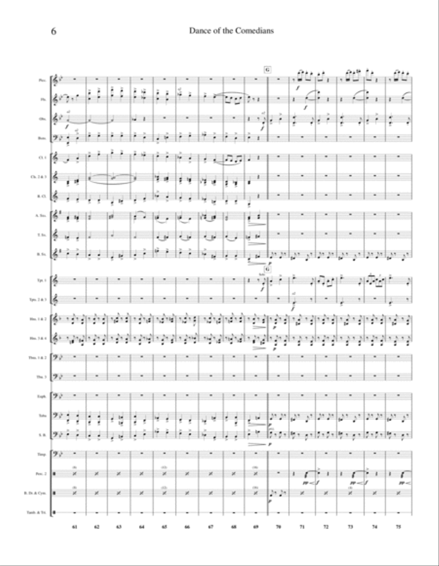 Dance of the Comedians from "The Bartered Bride" (Concert Band Transcription) image number null