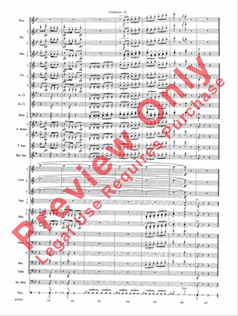 Bugler's Holiday Bugler's Holiday Concert Band scores gallery preview page 28