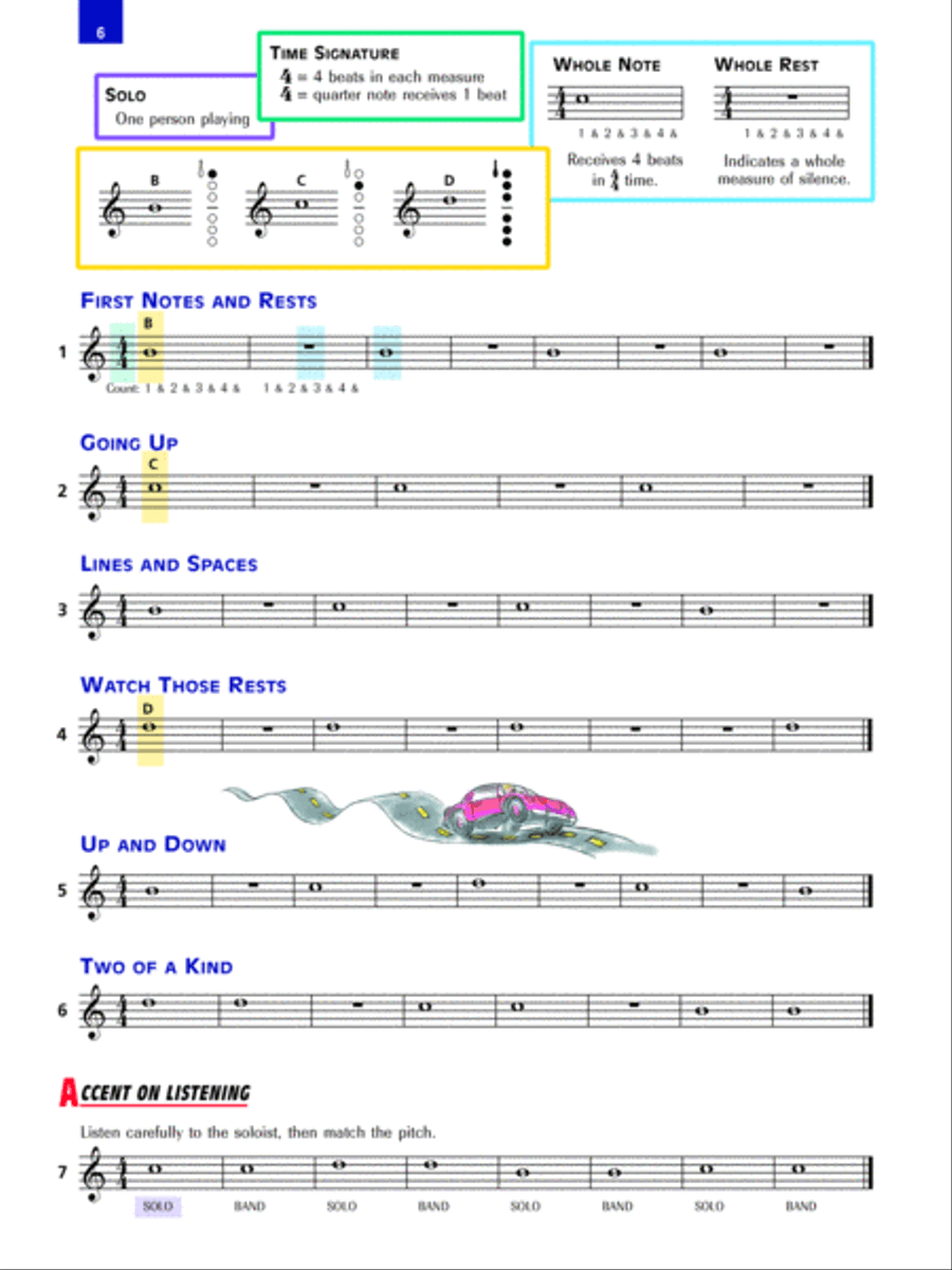 Accent on Achievement, Book 1 Concert Band Methods scores gallery preview page 3