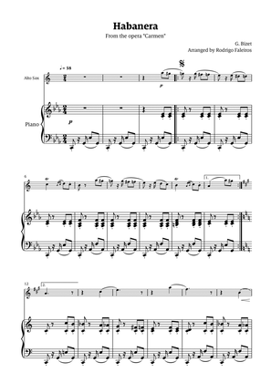 Habanera (for solo alto sax w/ piano accompaniment)
