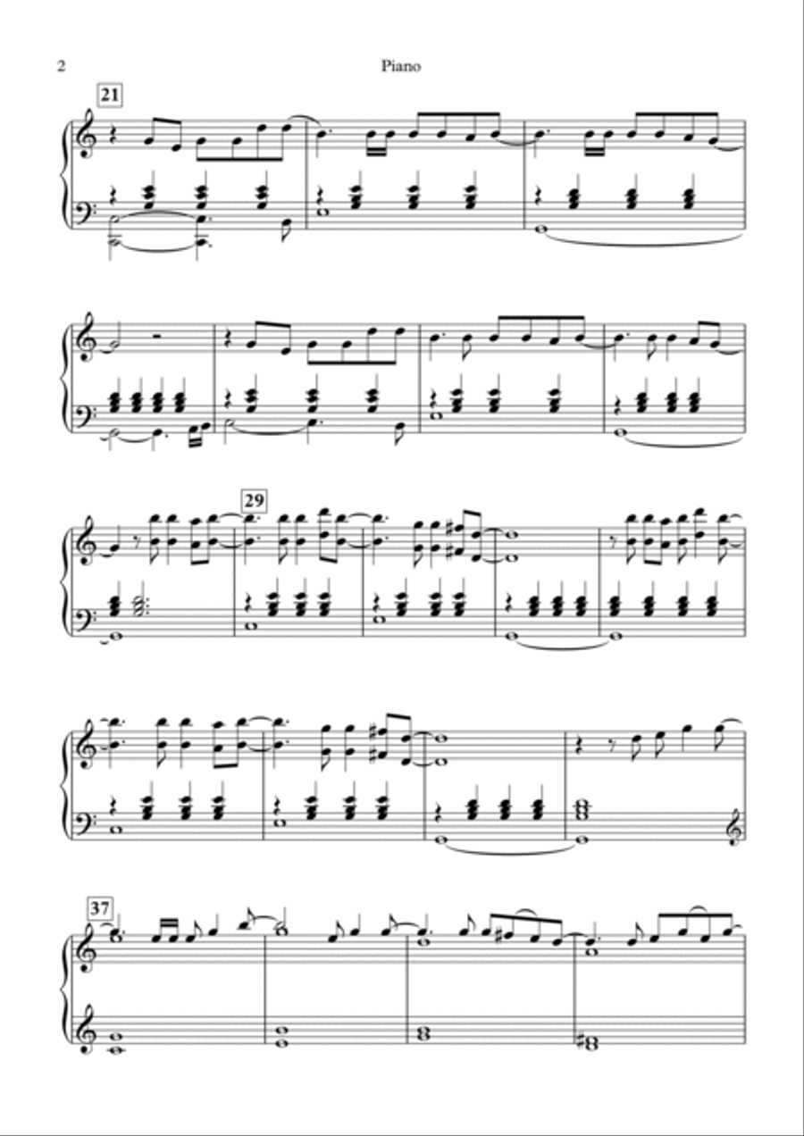 Aftermath Aftermath Piano Solo scores gallery preview page 2