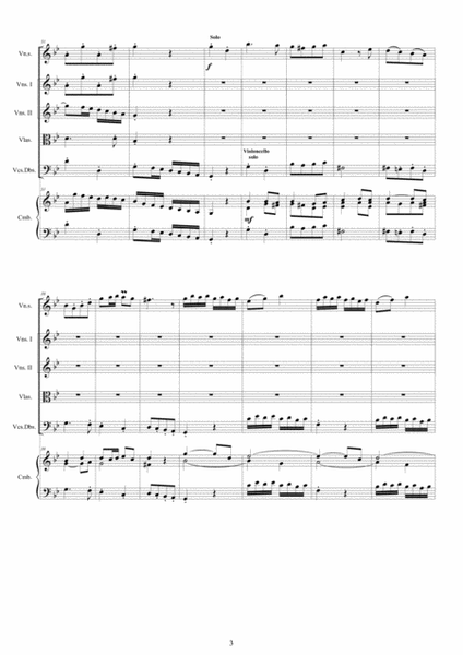Vivaldi - Violin Concerto No.6 in G minor Op.4 RV 316 for Violin solo, Strings and Cembalo image number null