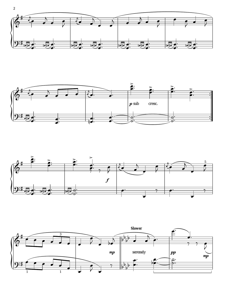 I Saw Three Ships I Saw Three Ships Piano Solo scores gallery preview page 2