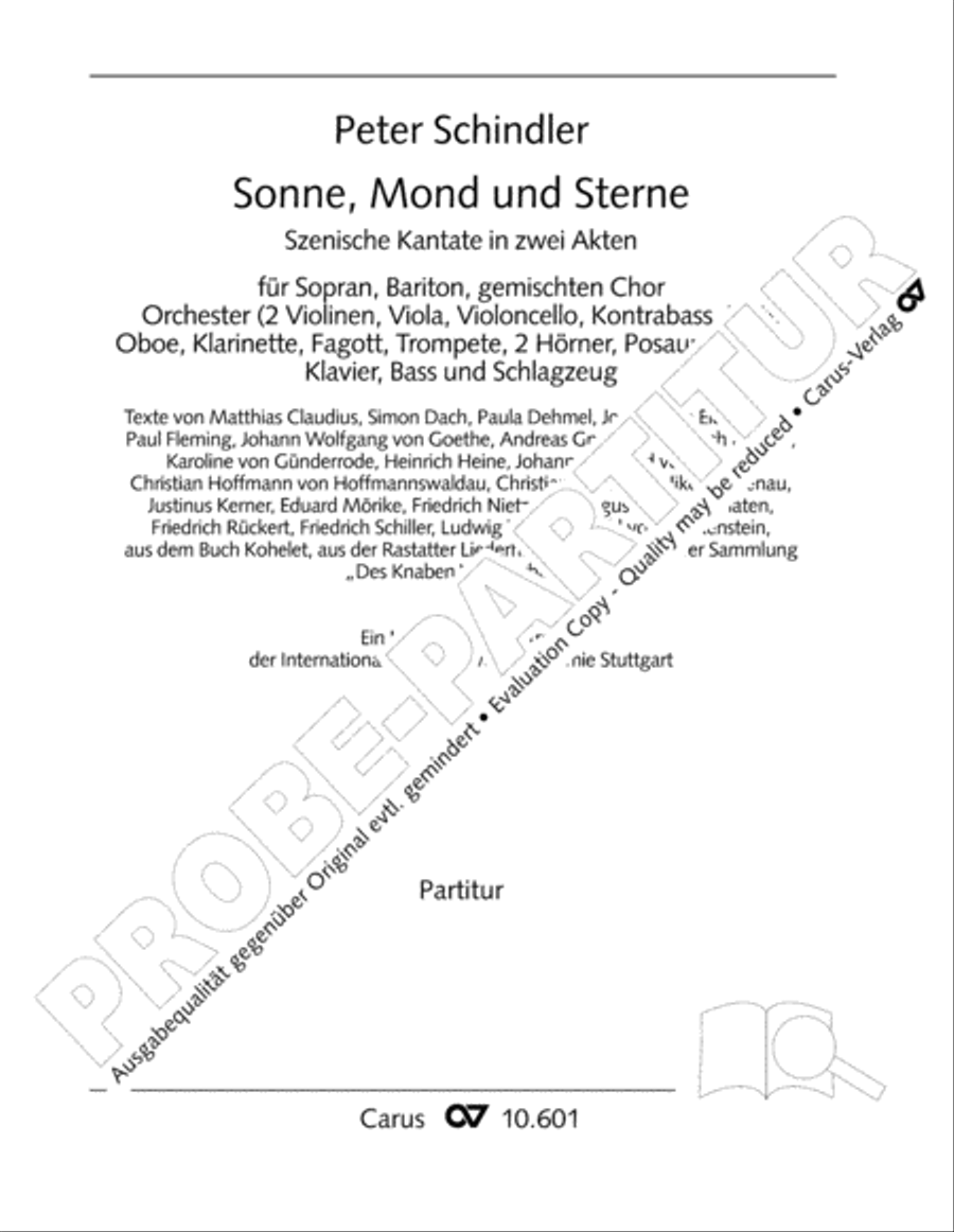 Sonne, Mond und Sterne Sonne, Mond und Sterne 4-Part scores gallery preview page 2