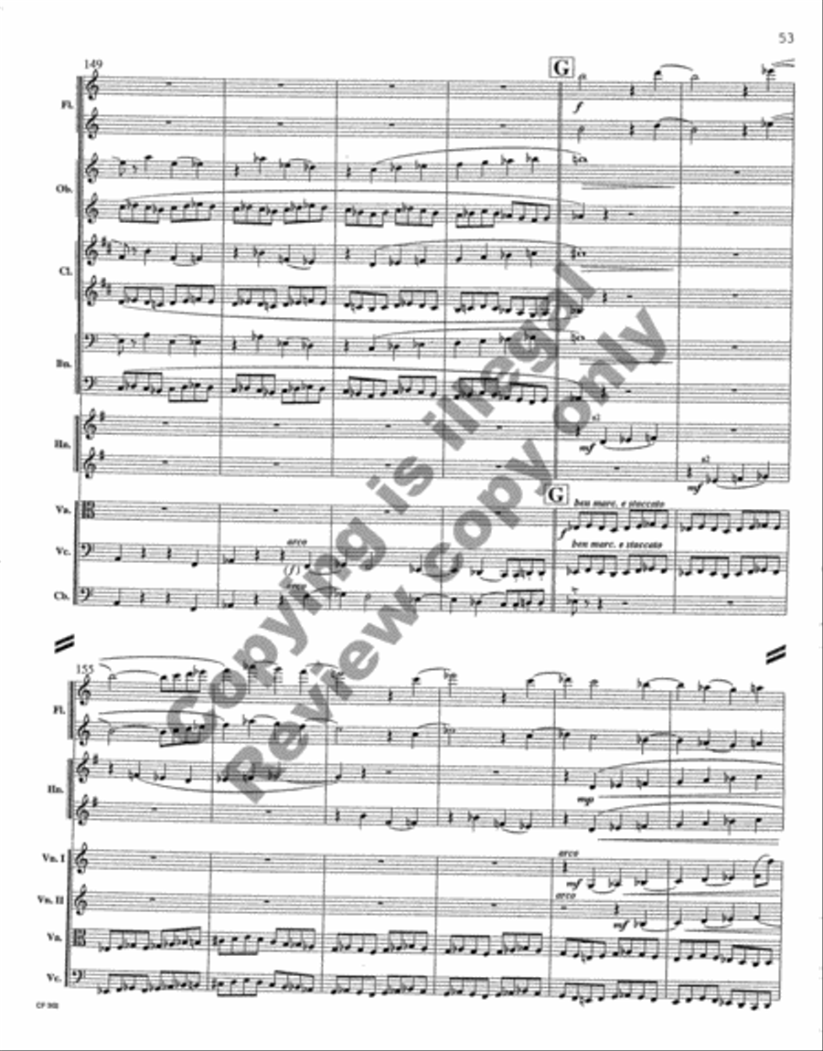 Symphony No. 1 Full Orchestra scores gallery preview page 157