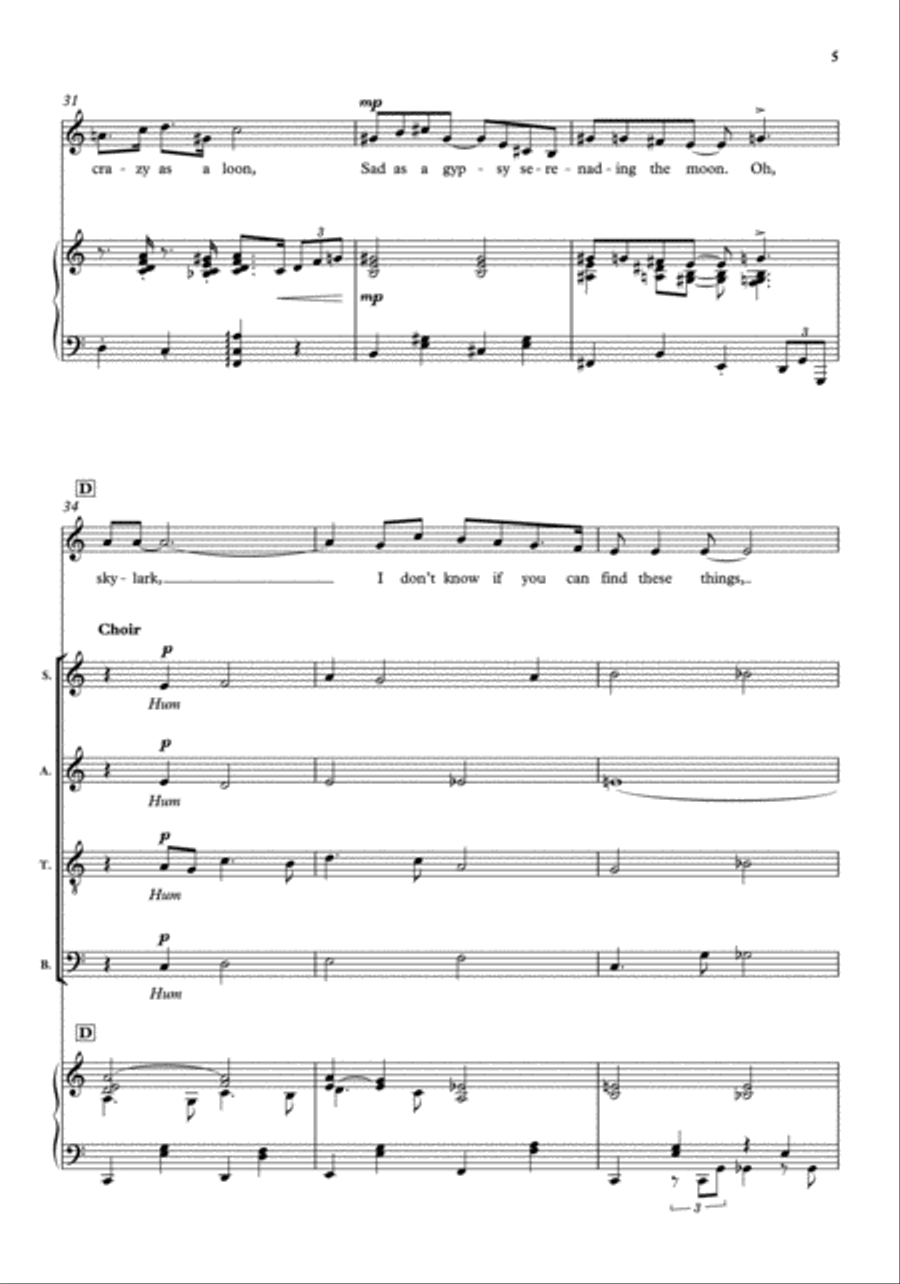 Skylark Skylark Divisi scores gallery preview page 5