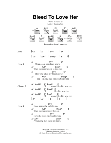 Bleed To Love Her