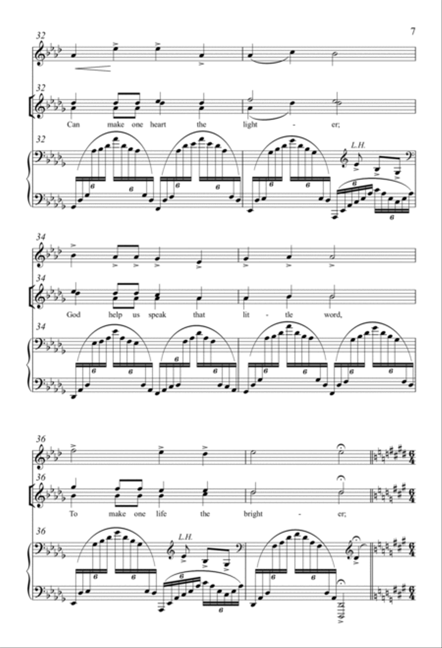 A Psalm Of Life A Psalm Of Life SSA scores gallery preview page 5