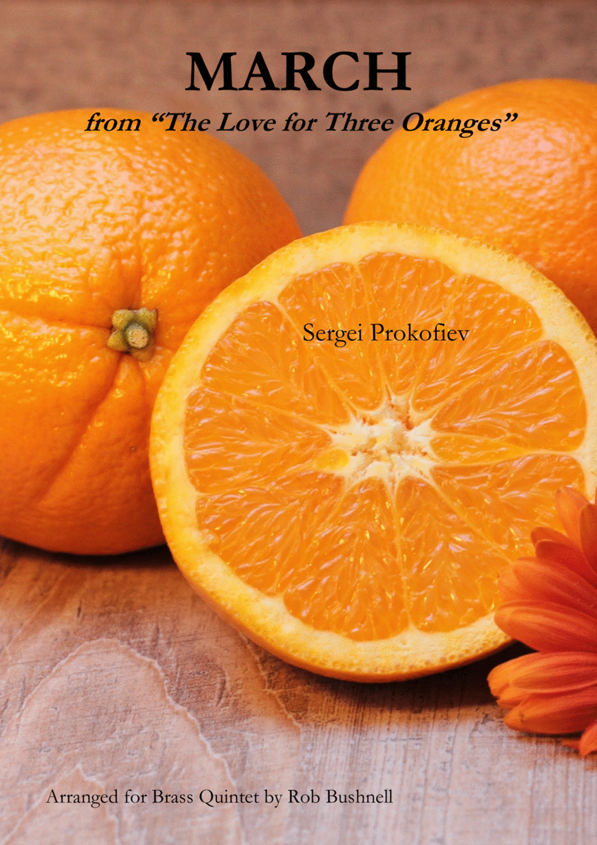 March from "Love for Three Oranges" (Prokofiev) - Brass Quintet image number null