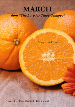 March from "Love for Three Oranges" (Prokofiev) - Brass Quintet