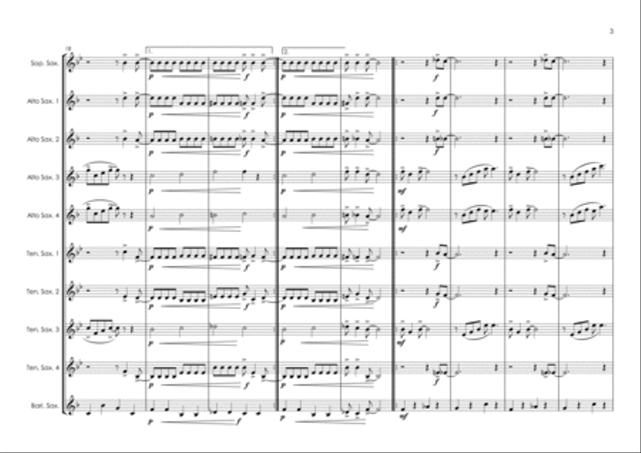 In The Mood Woodwind Ensemble scores gallery preview page 5