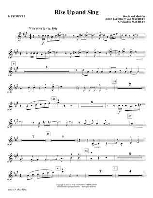 Rise Up And Sing - Bb Trumpet 2