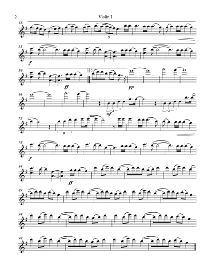 In The Name Of Love (feat. Bebe Rexha) String Quartet scores gallery preview page 2