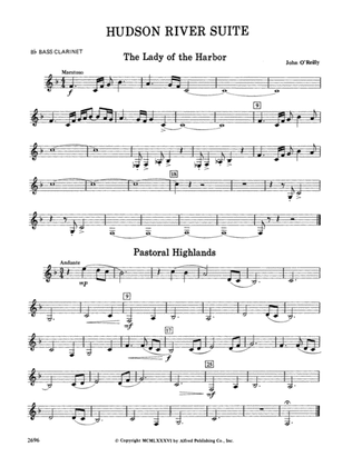 Hudson River Suite: B-flat Bass Clarinet