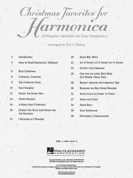 Christmas Favorites for Harmonica