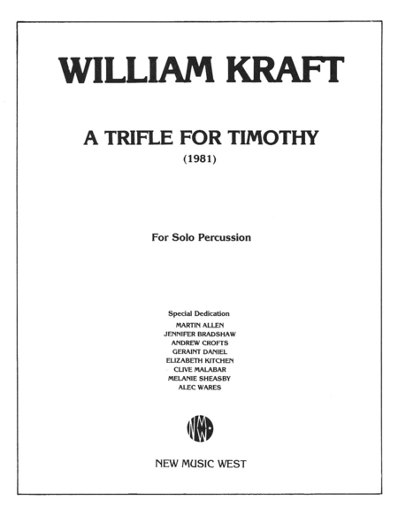 A Trifle For Timothy (1981)