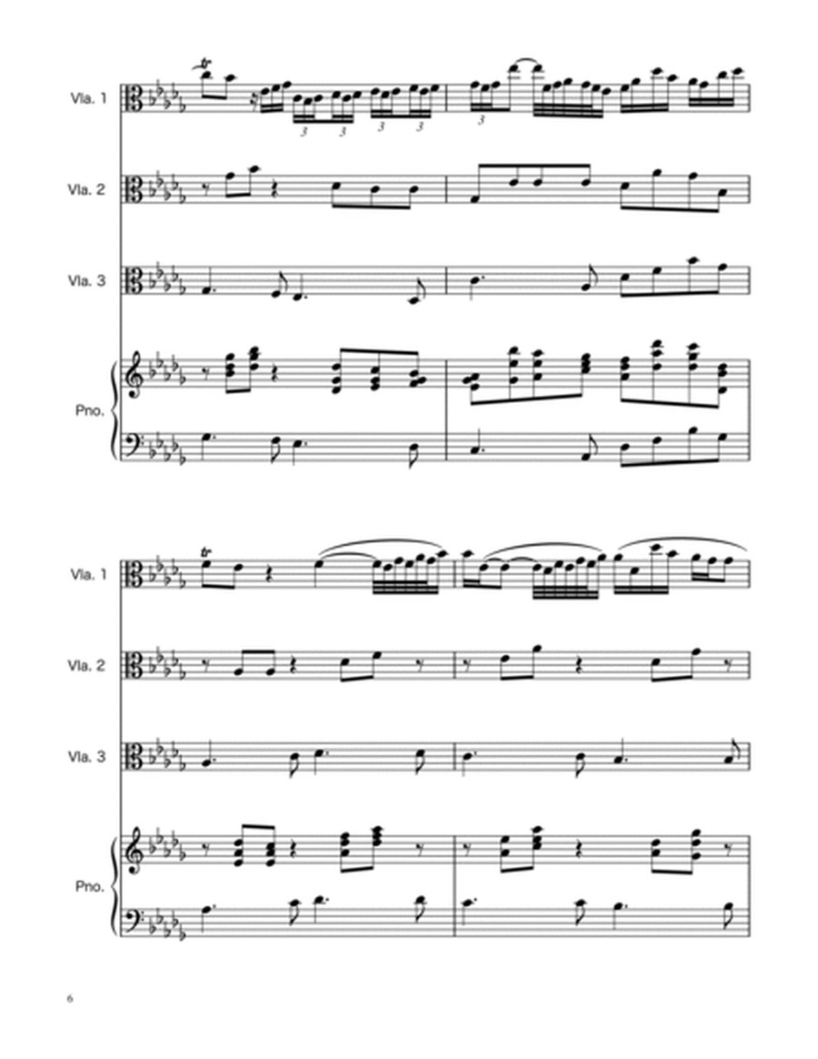 Arioso BWV 156 - Viola Trio w/Piano image number null