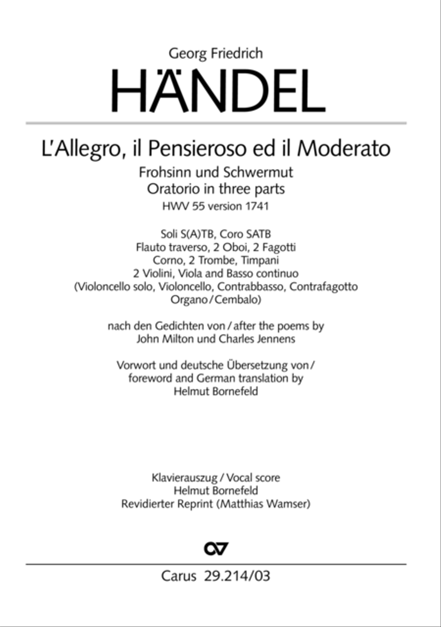 L'Allegro, il Pensieroso ed il Moderato TB scores gallery preview page 2